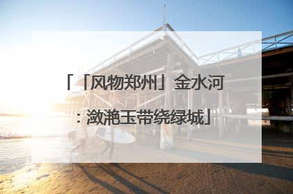 「风物郑州」金水河：潋滟玉带绕绿城