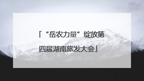“岳农力量”绽放第四届湖南旅发大会
