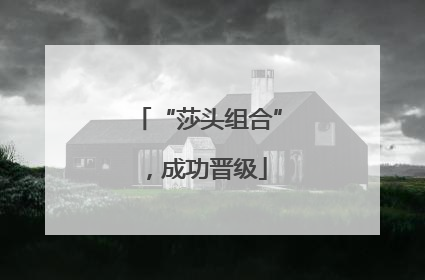 “莎头组合”，成功晋级