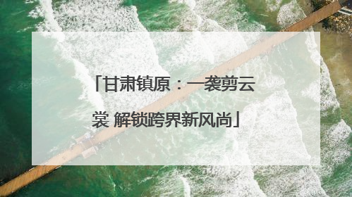 甘肃镇原：一袭剪云裳 解锁跨界新风尚
