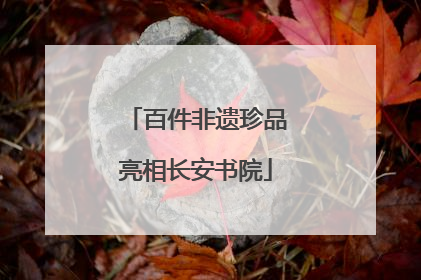 百件非遗珍品亮相长安书院