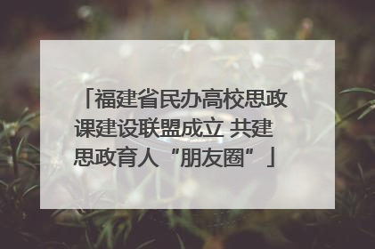 福建省民办高校思政课建设联盟成立 共建思政育人“朋友圈”