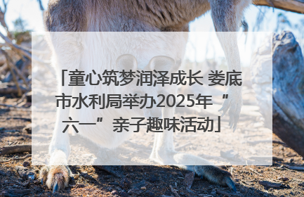 童心筑梦润泽成长 娄底市水利局举办2025年“六一”亲子趣味活动