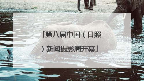第八届中国（日照）新闻摄影周开幕