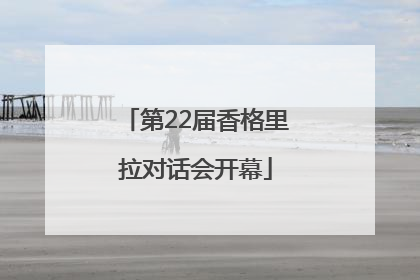 第22届香格里拉对话会开幕