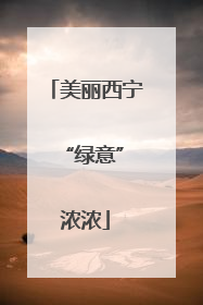 美丽西宁 “绿意”浓浓