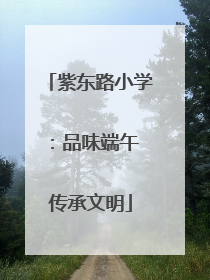 紫东路小学：品味端午 传承文明