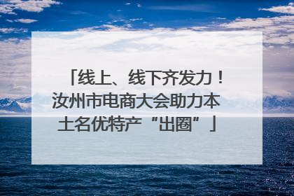 线上、线下齐发力！汝州市电商大会助力本土名优特产“出圈”