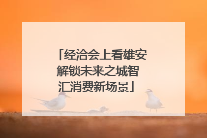 经洽会上看雄安 解锁未来之城智汇消费新场景