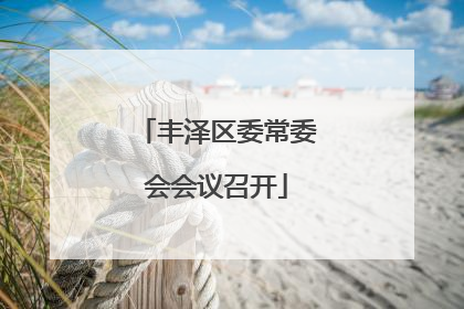 丰泽区委常委会会议召开