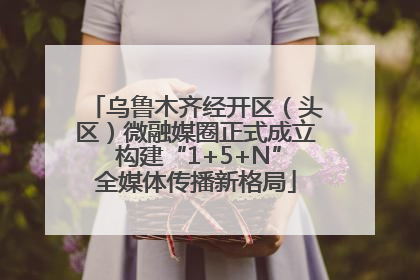 乌鲁木齐经开区（头区）微融媒圈正式成立 构建“1+5+N”全媒体传播新格局