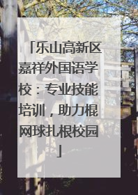 乐山高新区嘉祥外国语学校：专业技能培训，助力棍网球扎根校园