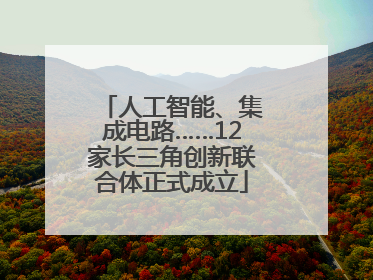 人工智能、集成电路……12家长三角创新联合体正式成立