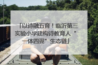 以诗融五育！临沂第三实验小学建构诗教育人“一体四翼”生态链