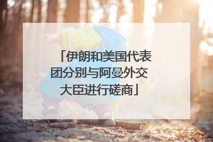 伊朗和美国代表团分别与阿曼外交大臣进行磋商