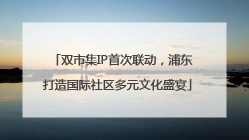 双市集IP首次联动，浦东打造国际社区多元文化盛宴