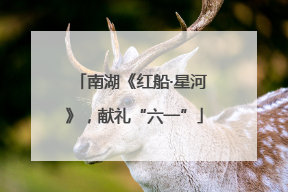 南湖《红船·星河》，献礼“六一”