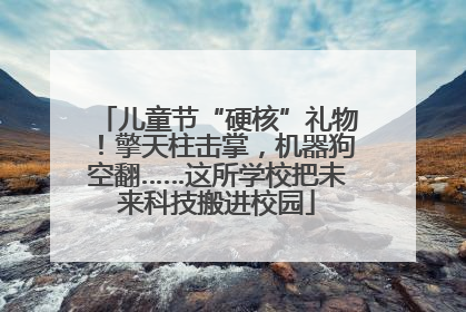儿童节“硬核”礼物！擎天柱击掌，机器狗空翻……这所学校把未来科技搬进校园