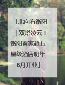 北向看衡阳｜双塔凌云！衡阳首家超五星级酒店明年6月开业