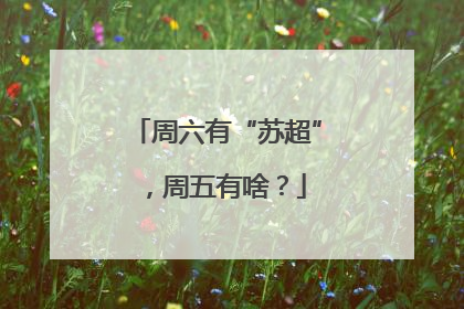 周六有“苏超”，周五有啥？