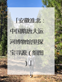 安徽淮北：中国隋唐大运河博物馆里探宝寻源（组图）