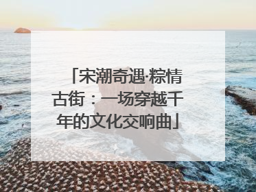 宋潮奇遇·粽情古街：一场穿越千年的文化交响曲