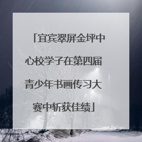宜宾翠屏金坪中心校学子在第四届青少年书画传习大赛中斩获佳绩