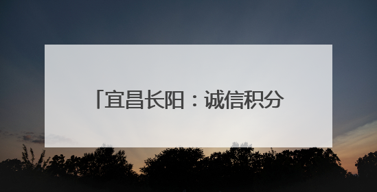 宜昌长阳：诚信积分“小杠杆” 撬动乡村建设“大能量”