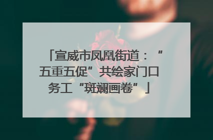宣威市凤凰街道：“五重五促”共绘家门口务工“斑斓画卷”