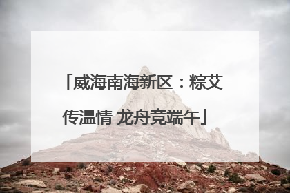 威海南海新区：粽艾传温情 龙舟竞端午