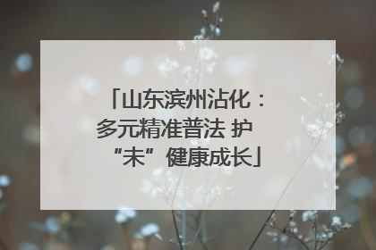山东滨州沾化：多元精准普法 护“未”健康成长