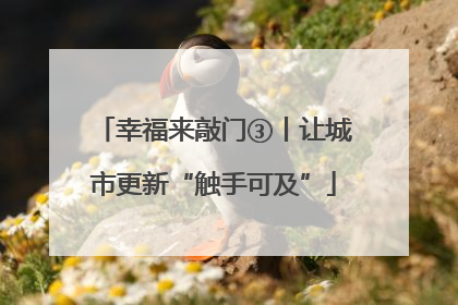 幸福来敲门③丨让城市更新“触手可及”