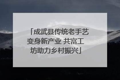 成武县传统老手艺变身新产业 共富工坊助力乡村振兴