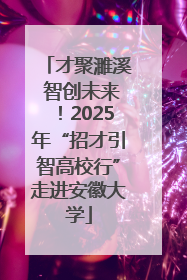 才聚濉溪 智创未来！2025年“招才引智高校行”走进安徽大学