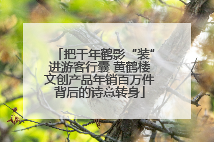 把千年鹤影“装”进游客行囊 黄鹤楼文创产品年销百万件背后的诗意转身