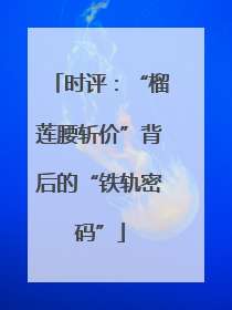 时评：“榴莲腰斩价”背后的“铁轨密码”