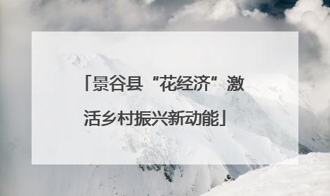景谷县“花经济”激活乡村振兴新动能