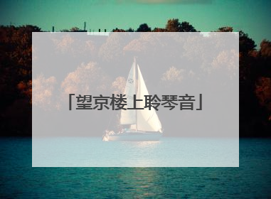 望京楼上聆琴音