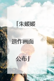 朱媛媛遗作画面公布