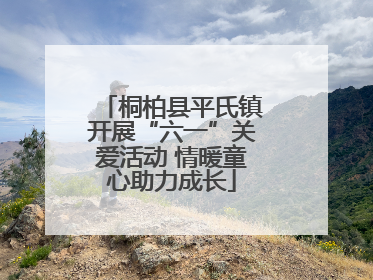 桐柏县平氏镇开展“六一”关爱活动 情暖童心助力成长