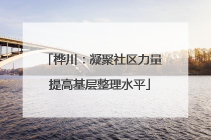 桦川：凝聚社区力量 提高基层整理水平