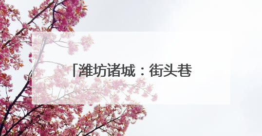 潍坊诸城：街头巷尾“家常话”，引领垃圾分类好习惯
