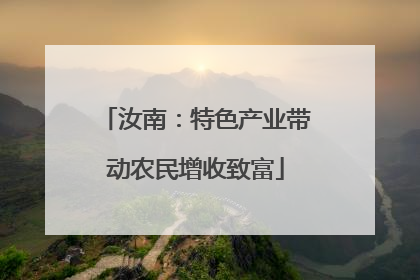 汝南：特色产业带动农民增收致富