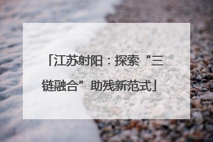 江苏射阳：探索“三链融合”助残新范式