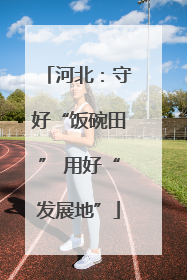 河北：守好“饭碗田” 用好“发展地”