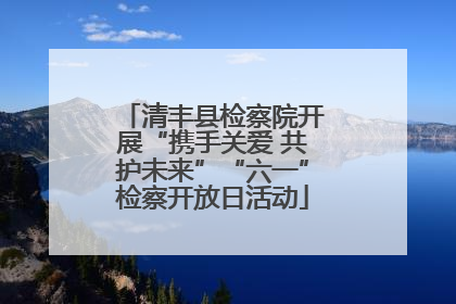 清丰县检察院开展“携手关爱 共护未来”“六一”检察开放日活动