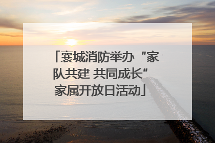 襄城消防举办“家队共建 共同成长”家属开放日活动