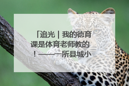 追光｜我的德育课是体育老师教的！——一所县城小学的思政课改革