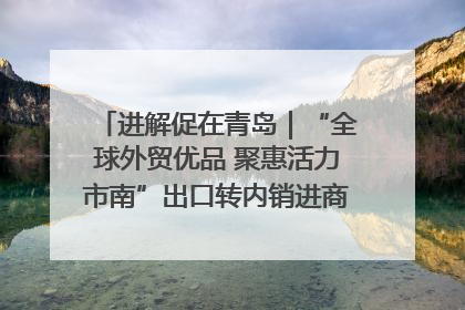 进解促在青岛｜“全球外贸优品 聚惠活力市南”出口转内销进商超专场活动启动