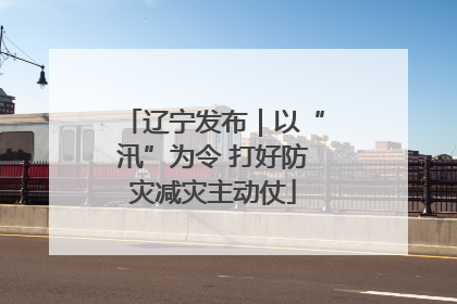 辽宁发布｜以“汛”为令 打好防灾减灾主动仗